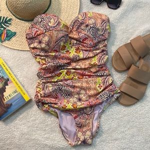 Paisley print Victoria’s Secret one piece swimsuit